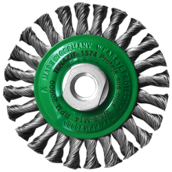 Austromex 1574 Cepillo circular de Alambre inoxidable trenzado